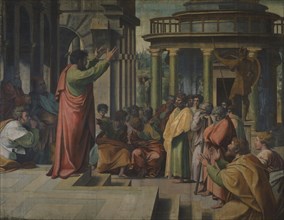 St. Paul Preaching at Athens, by Raphael. Urbino, Italy, 1515-16