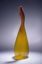 Vase; Clutha Glass; designed by Christopher Dresser (1834 - 1904) for James Cooper & Sons; Scottish (Glasgow); c.1885.