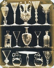 15th and 16th century Venetian Vases and Glasses, photo Ludwig Belitski. Liegnitz, Minutolisches Institute, 1855