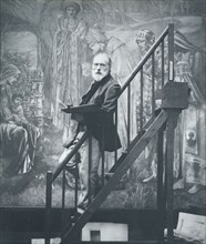 Hollyer, Sir Edward Burne-Jones au travail
