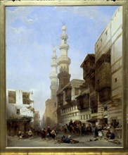 Roberts, Minarets et Grande Porte au Caire