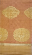 Detail of an obi; - Roundels; brocade silk; Japanese; 19th century.