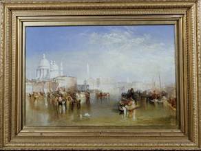Venice, canale from the Giudecca, S. Maria della Salute & the Doge's Palace;By Joseph Mallord William Turner;English;1840; Oil on Canvas.
