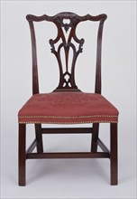 Side Chair; carved mahogany;after Thomas Chippendale;English (probably North of England);1754 - 80.