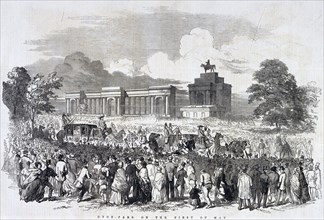 Hyde Park on the First of May, England, 1851