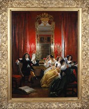 Leslie, Scène des Femmes Savantes, de Molière