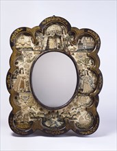 Miroir encadré, vers 1660