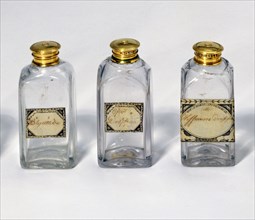 Bottles from a Toilet Box. France, c.1740