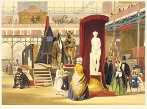 View of the Great Exhibition 1851,  by John Absalom. London, England, mid 19th century