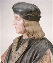 Bust of Henry VII, by Pietro Torrigiano.  Florence, early 16th century