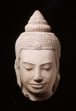 Head of the Buddha. Lopburi, Thailand, 13th century
