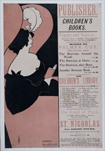Beardsley, Affiche présentant les publications d'Unwin