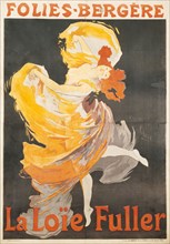 Folies-BergÞre, La Lo´e Fuller, by Jules Cheret. Paris, France, 1893