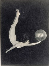 Georgia Graves dancing with ball, photo World Wide Photos, from La danse d'aujourd'hui, by Andre Levinson. Paris, France, 1929