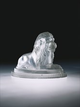 Derbyshire, Figurine en verre représentant un lion