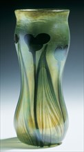 Comfort Tiffany, Vase en verre soufflé Favrile