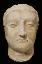 Figure of the head of Buddha. Gandhara, 4th-5th century A.D.