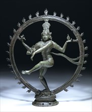 "Sculpture - Figure of Shiva Nataraja; bronze; Southern Indian (Tinnevelly District); c. 12th century."