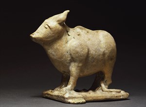Figure of a Bull. Raqqa, Syria, late 12th - early 13th century