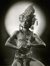 Ram Gopal Varma, danseur indien, en 1939