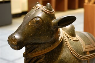 Statuette représentant le taureau Nandi (détail)