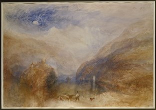 Turner, Lake of Brienz - The Lauerzersee with the Mythens