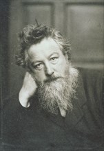 Hollyer, Portrait de William Morris