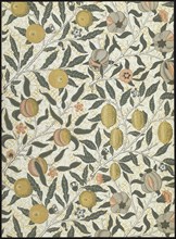 Morris, Fruits (motif pour papier peint)