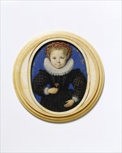 Oliver, Girl aged five, holding a carnation