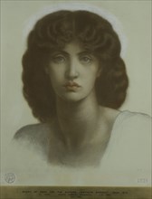 Rossetti, Etude du visage d'Astarté Syriaca