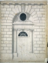 Chambers, Porte d'entrée d'une maison du Somerset