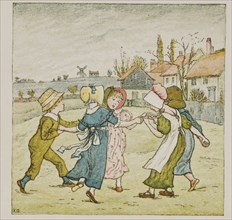 Greenaway, Children playing