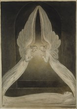 Blake, Le Christ dans le Sépulcre, gardé par des Anges