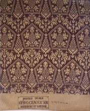 Pugin, Fabric for a Window Blind