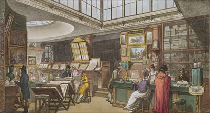 Rowlandson, Ackermann's Repository for the Arts in The Strand
