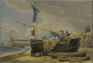 Anonymous, Boats with Fishermen