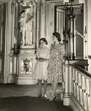 Les princesses Margaret et Elisabeth au Château de Windsor