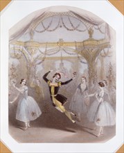 Anonyme, Arthur Saint-Léon incarnant Phoebus dans le ballet La Esmeralda