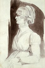 Fuseli, Study of a woman's heady
