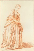 Greuze, Draped Female Figure