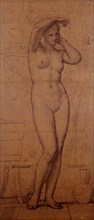 Moore, Etude d'une silhouette de femme, Vénus