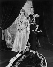 La reine Elisabeth II et le duc d'Edimbourg