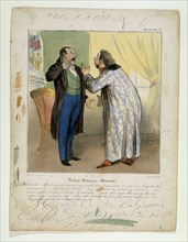 Robert Macaire Dentist, by Honoré Daumier. France, 1837