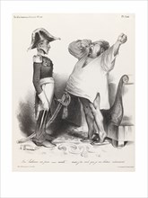 Sire! Lisbonne Est Prise. Aaaah!...Aussi J'ai Revé Que Je Me Battais Crânement, by Honoré Daumier