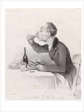 Daumier, L'Amateur d'huitres