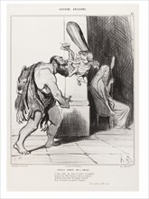 Daumier, Hercule Dompté par l'amour