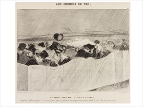 Un Voyage d'agrément de Paris a Orléans, by Honoré Daumier