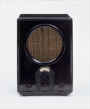 A Volksempfänger Model VE 301w radio, by Walter Maria Kersting. German, 1933