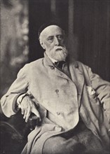 Hollyer, Portrait de George Frederick Watts
