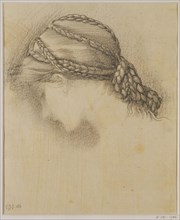 Burne-Jones, Jeune Fille aux cheveux tressés